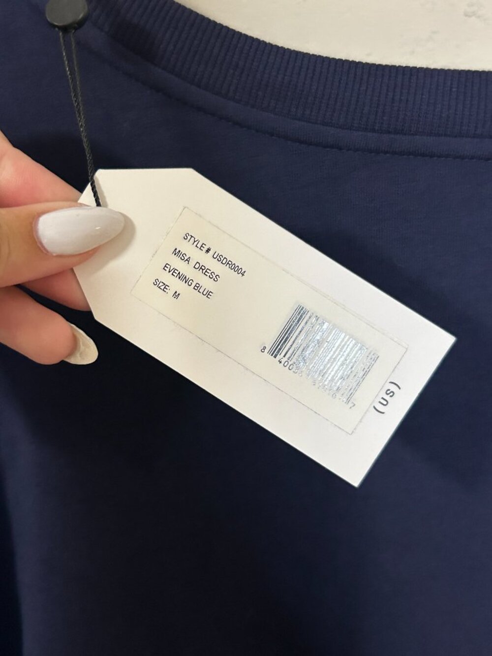 Universal Standard Misa Dress Medium 18 20 Navy Blue NWT Oversized T Shirt Midi - Picture 9 of 11
